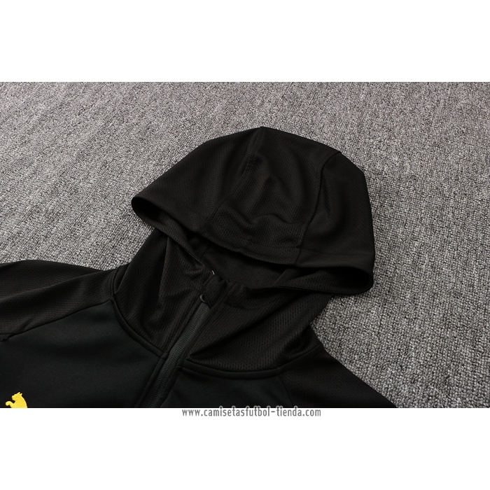 Chandal con Capucha del Borussia Dortmund 2021 2022 Negro